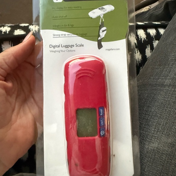 Other - New! Digital Luggage Scale - Red